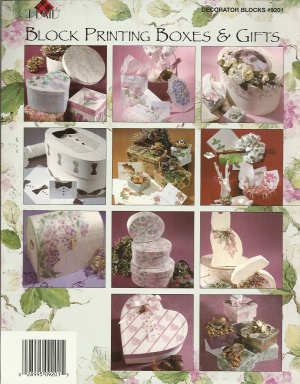 CLEARANCE: Block Printing Boxes and Gifts - Jane Gauss and Barbara Gilbert