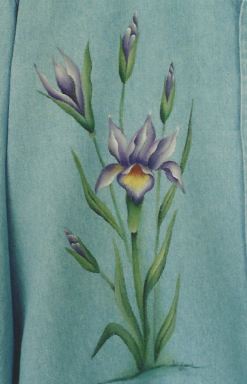 Iris Shirt and Pin - Jan Bowen