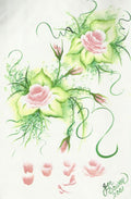 Watercolor Roses Shirt  - Jan Bowen