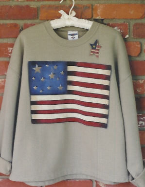Flag Shirt and Rusty Pin - Jan Bowen