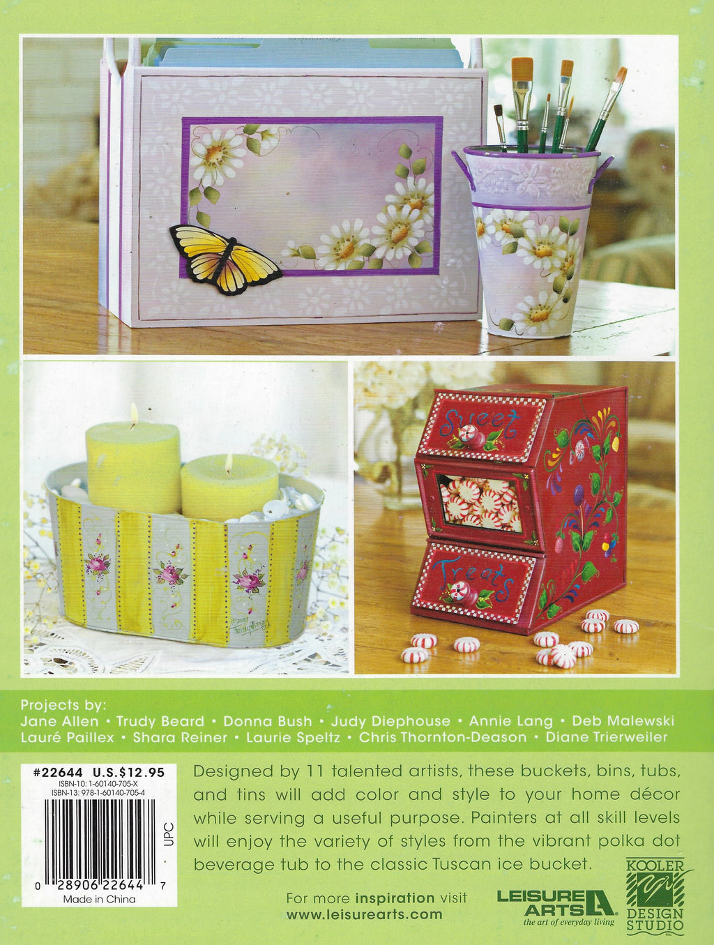 Buckets & Bins Tubs & Tins - Multi-Artist