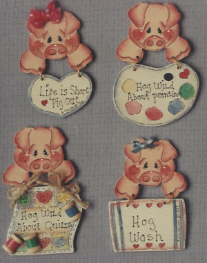 Pin Head Pig - Rose Calton