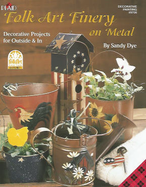 Folk Art Finery on Metal - Sandy Dye