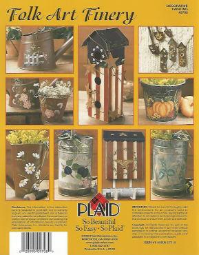 Folk Art Finery on Metal - Sandy Dye