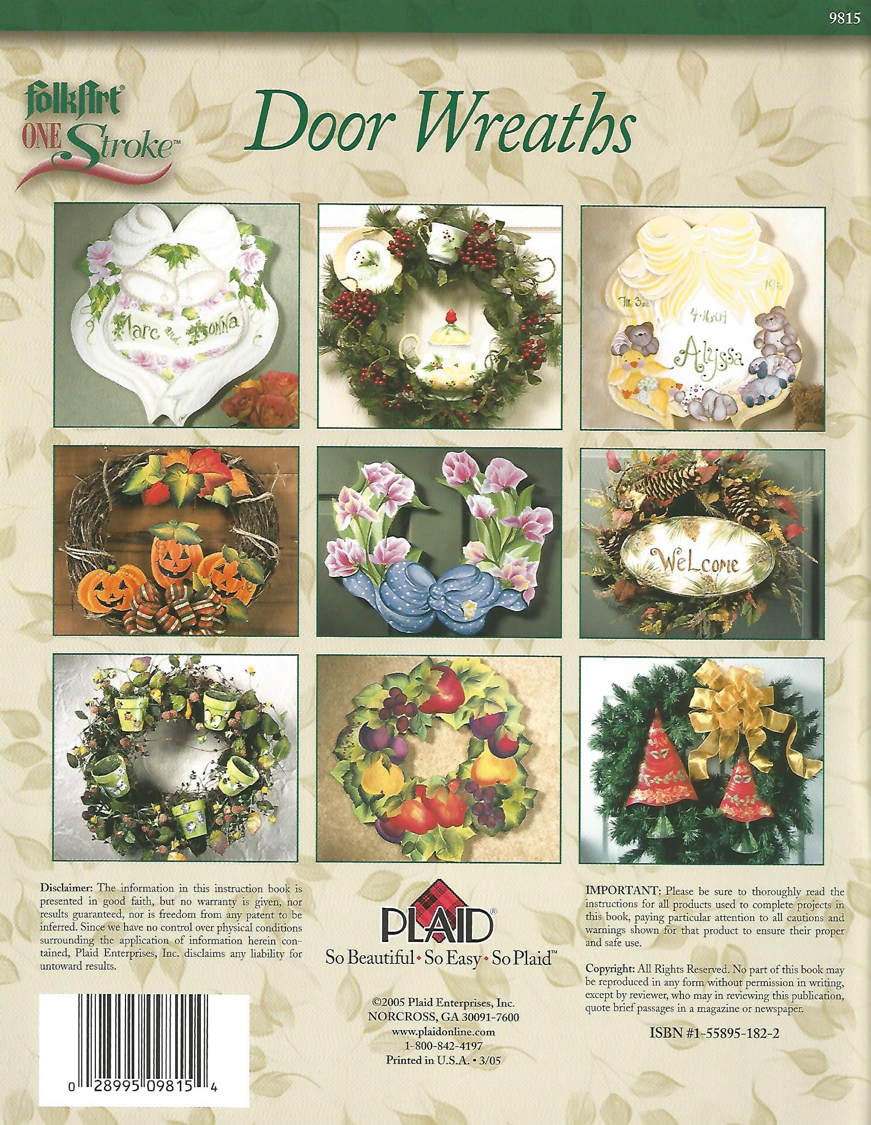 Door Wreaths For All Seasons - Donna Dewberry