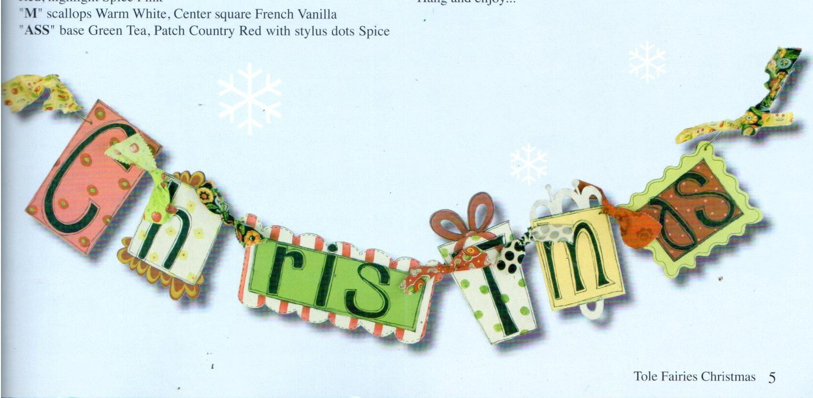 Tole Fairies Christmas - Multi Artist