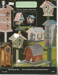 CLEARANCE: Bird Houses II Painted Wood - Carol Spooner & Elise Tribke
