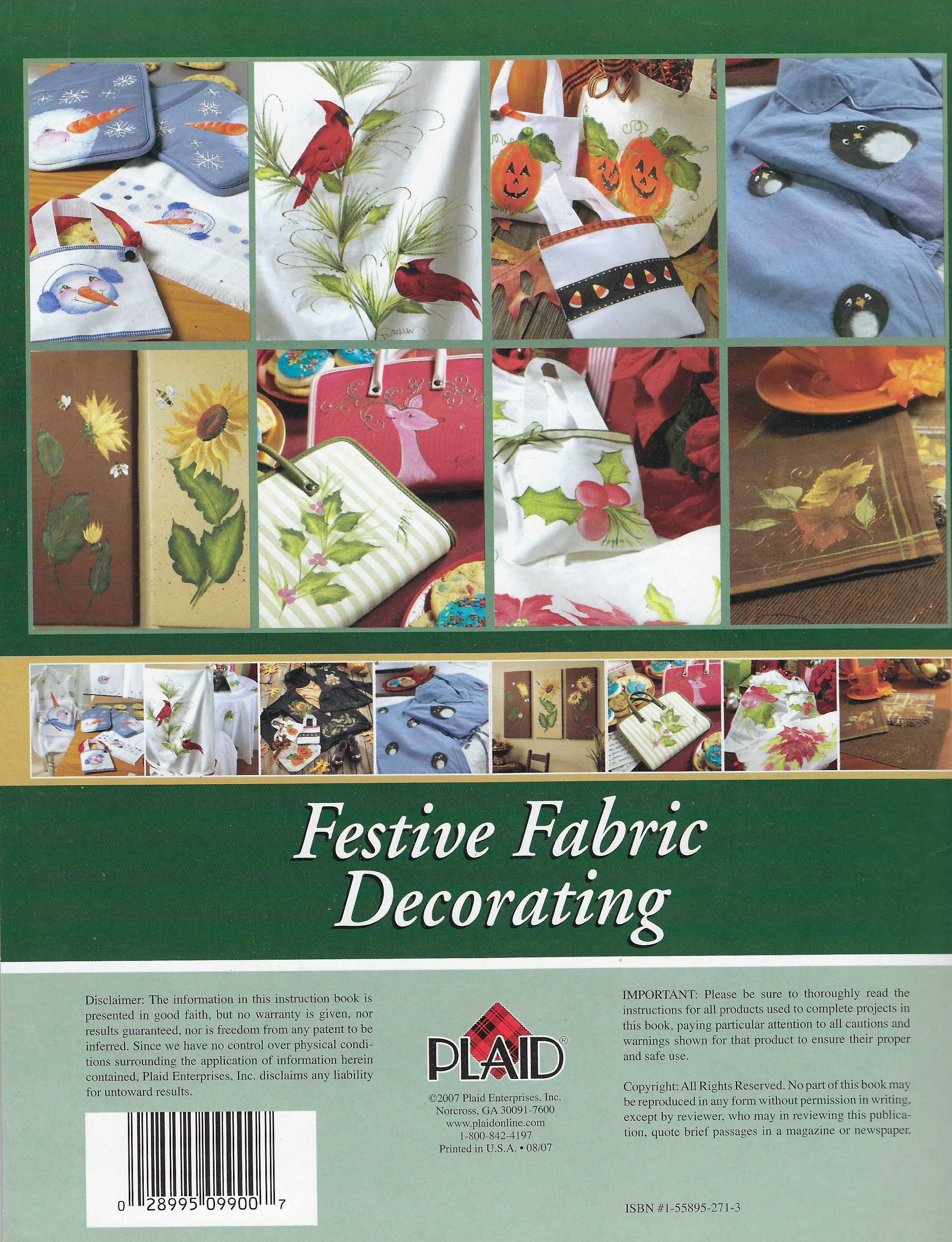 Festive Fabric Decorating - Donna Dewberry