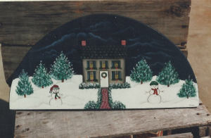 Winter Over The Door Scene - Ann Finnigan