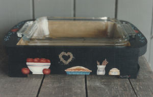 Still Life on Casserole Carrier - Ann Finnigan