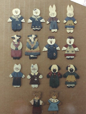 Animal Friends Buttons and Pins - Susan Fouts