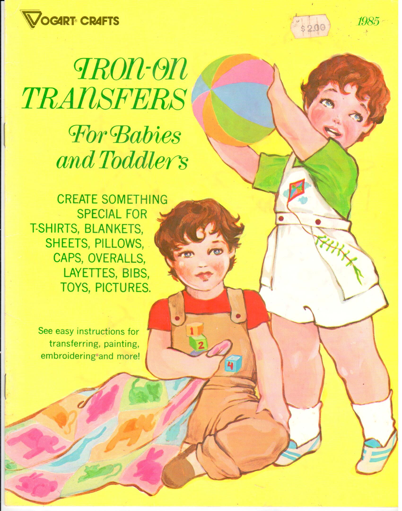 CLEARANCE: Iron-On Transfers for Babies and Toddlers