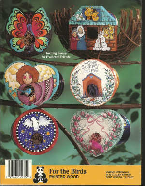 CLEARANCE: For the Birds Painted Wood - Patty Cox