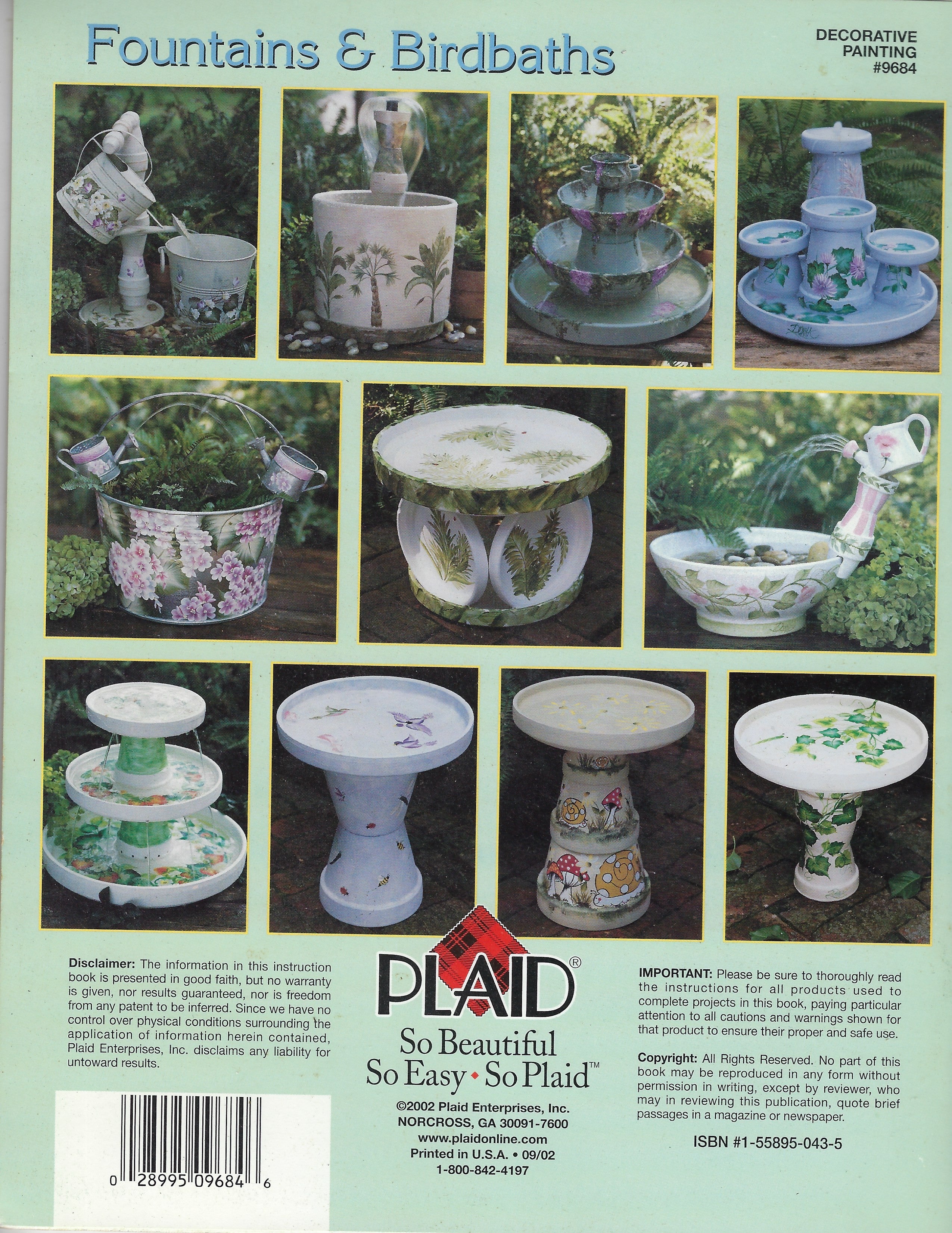 CLEARANCE: Fountains & Birdbaths - Donna Dewberry