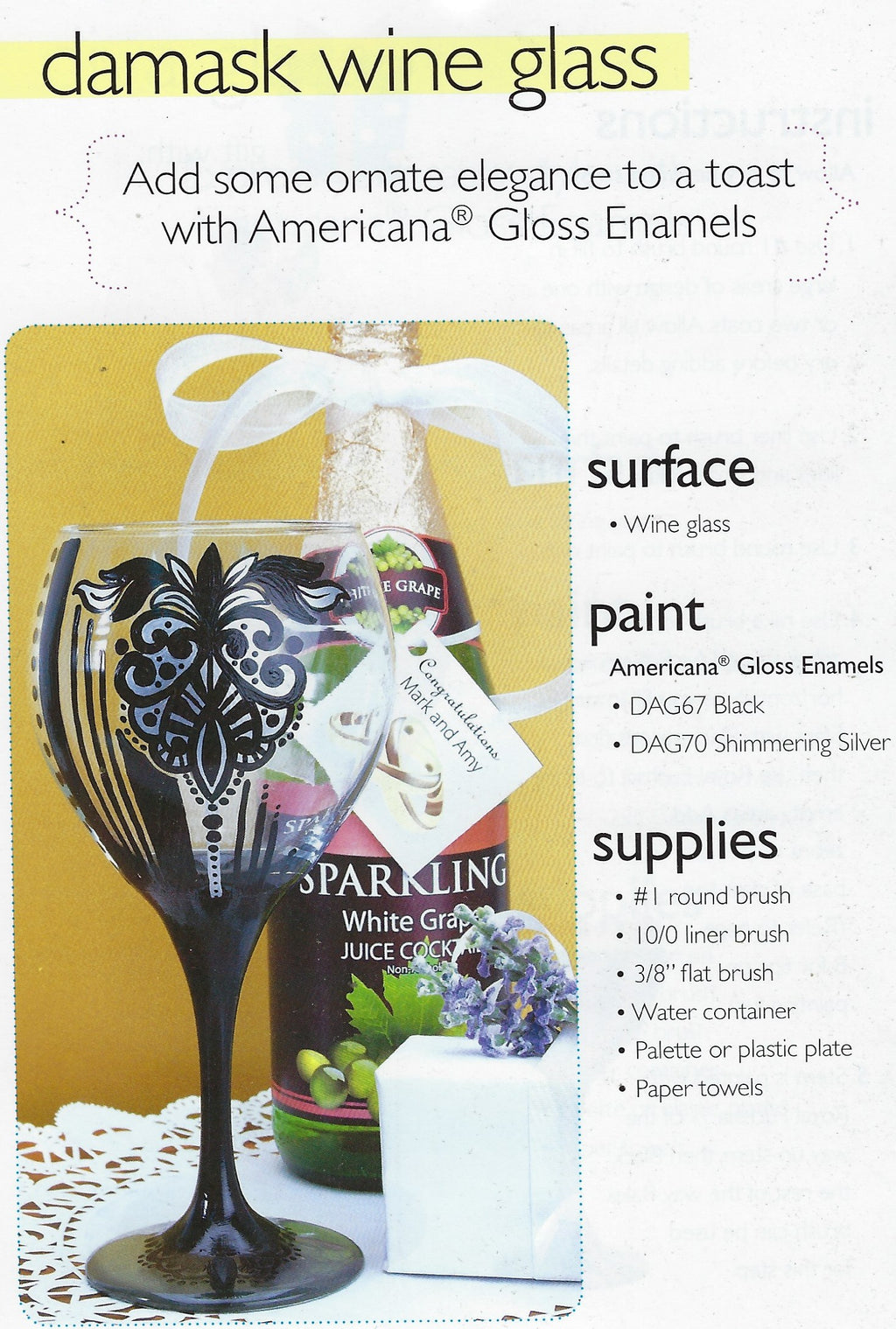CLEARANCE: DecoArt Glass Art Made Easy with Jillybean (DAS207) - Jill Fitzhenry
