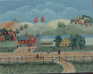 Waiting for the Schoolbus - Norma Harrington - OOP