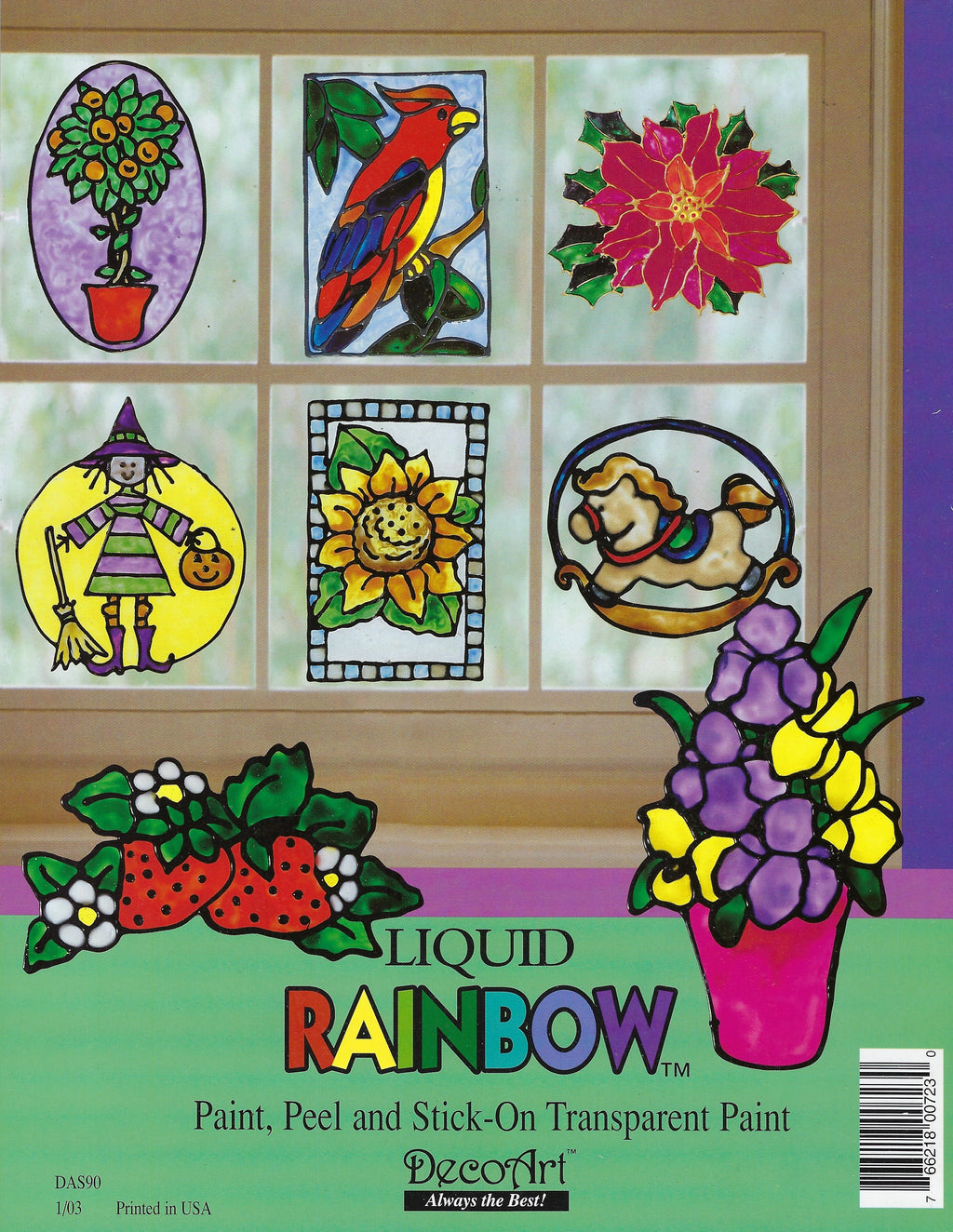 CLEARANCE: DecoArt Liquid Rainbow Home Decor Designs (DAS90)