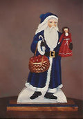 Blue Santa - Shirley Maiers