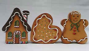 Gingerbread Trio - Judy Diephouse
