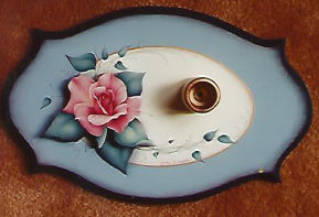Roses with a Candle - Debbie Wright