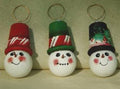 Snowman Ornaments - Della Wetterman