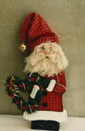 Santa Doll with Wreath - Areta Bingham