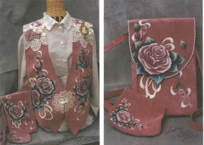 Rose Elegance Vest & Purse - Audrey Bettin