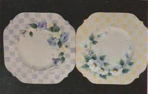 Daisy and Forget Me Not Plates - Judy Diephouse & Lynne Deptula