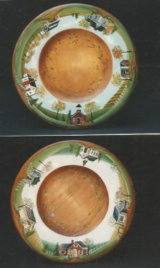 Spring & Fall Scene Plates #612 - Judy Diephouse & Lynne Deptula