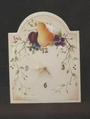 Pear, Plum & Berry Clock #702 - Judy Diephouse & Lynne Deptula
