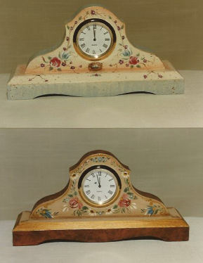 Scalloped Mantle Mini Clocks - Scottie Foster