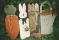 Garden Bunny Fireplace Screen - Kathi Campbell