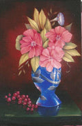 Peonies & Cobalt - Ann Kingslan