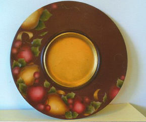 All Seasons Fruit Candle Plate - Carol-Lee Cisco
