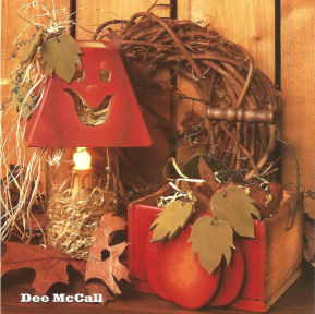 Pumpkins Jar Shade & Box - Dee McCall