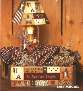 Americana Jar Shade & Rectangle Box - Dee McCall
