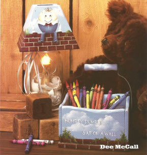 Humpty Dumpty Jar Shade & Box - Dee McCall