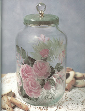 One Stroke Creative Jars and Ivy Bowls - Donna Dewberry - OOP