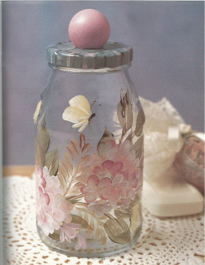One Stroke Creative Jars and Ivy Bowls - Donna Dewberry - OOP