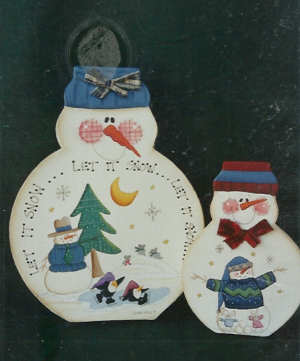 Peter, Paul and Pals Snowman Paper Mache Boxes - Laurie Speltz
