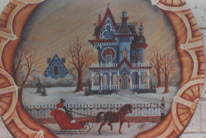 Victorian House in Winter - Charles Johnson