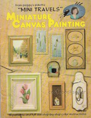 Miniature Canvas Painting - Peggy Caldwell - OOP