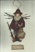 Little Hunter Ornament WITH WOOD - Cindy Mann Vitale