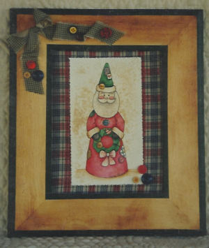 Homespun Quilted Santa - Dianna Marcum