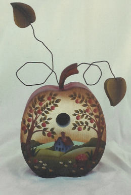 Apple Birdhouse - Judy Morgan - OOP