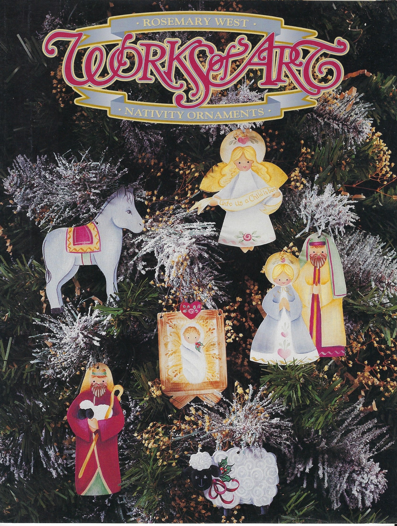 CLEARANCE: Works of Art Nativity Ornaments PATTERN ONLY - Rosemary West