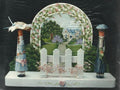 Victorian House under Lattice Arbor - Debbie Mitchell