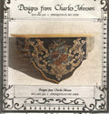 Ebony Shelf with Metallic Floral - Charles Johnson