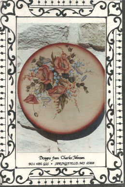 Poppies and Blueberries Plate - Charles Johnson