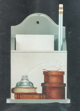 Bentwood and Books on Pencil Holder - Joan Wilding